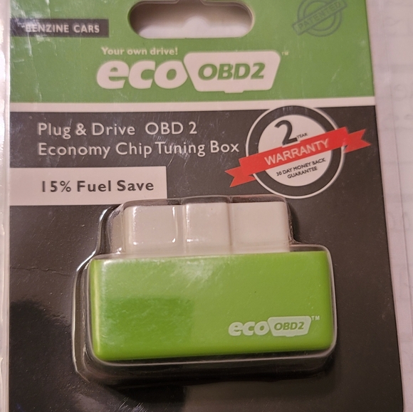 ECO-OBD 2 Plug and drive fuel saving chip tuning boxes. Set of 2. New in pkg. - Picture 2 of 3